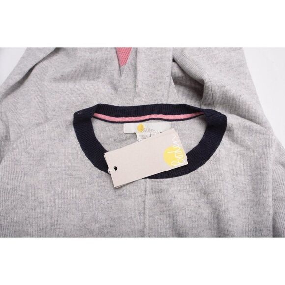 Boden Womens Knit Sweater Dress UK 8 US 4 Gray Knee Length Colorblock NWT - Picture 6 of 6